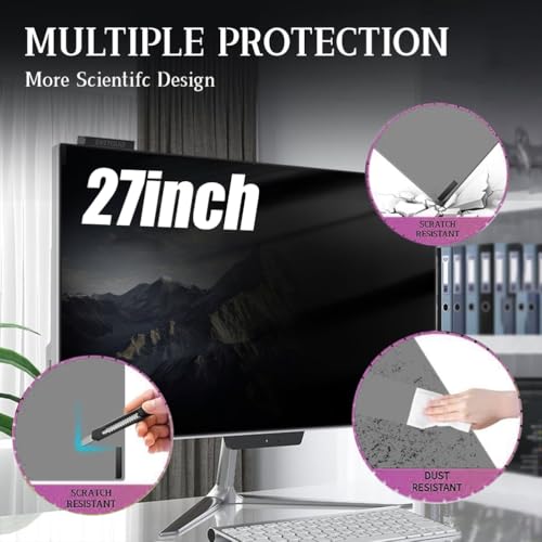 Filtro de privacidad para monitor de 27" que protege tus ojos de la luz azul 7