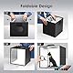 Fotostudio Lichtbox, 12 Zoll/30 cm Faltbare Photobox zum Produktfotografie CRI> 95 120 Dimmbare LED Beleuchtung Photobox mit 6 PVC Hintergrundfarben/Weiches Leichtes Tuch für Produktfotografie