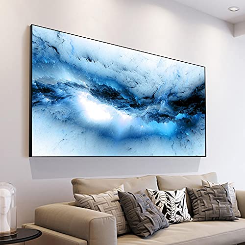 Affiche d'art moderne LSYALUCK au rendu de peinture à l'huile