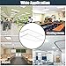 2X4 LED Flat Panel Light,4 Pack,75Watt,0-10V Dimmable,7800 Lumens,5000K Daylight White Color, Drop Ceiling Flat LED Light Panel,Recessed Edge-Lit Troffer Fixture