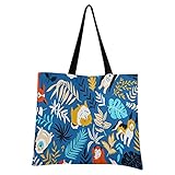 Bolsa de supermercado de tamaño adecuado: 50 * 43 cm (L * H). Nuestras bolsas de la compra son grandes y pueden contener mucho. Súper ligero y se puede plegar y llevar fácilmente. Perfecto para compras diarias, comestibles, viajes, bolsa de almacenamiento, etc.