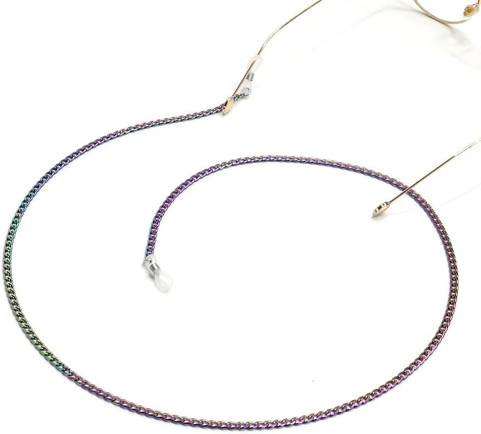 Colorful Eyeglass Chain Bead Clip is Not Easy to Fade Fashion Anti-Loss