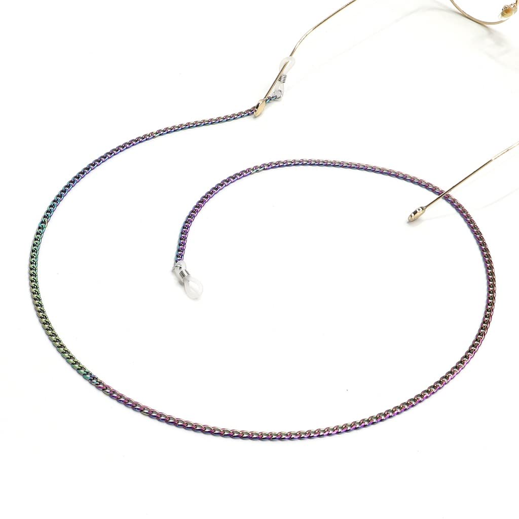 Bunte Brillenkette, Perlenkette, Clip-Perlenkette ist Nicht leicht zu verblassen. Mode-Brillenkette, Anti-Verlust