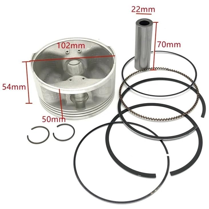 Zestaw tłoka 102 mm do Hisun 700 B-nche C-eman Qlink ATV