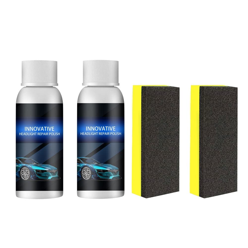 2PCS Car Headlight Repair Fluid 50ML-image-9