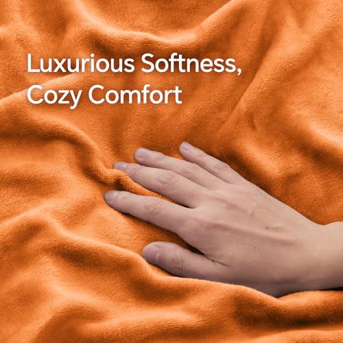 Image of BEDELITE Body Pillow Cover with Zipper, Burnt Orange, 20x54 Inch, 1 Pack