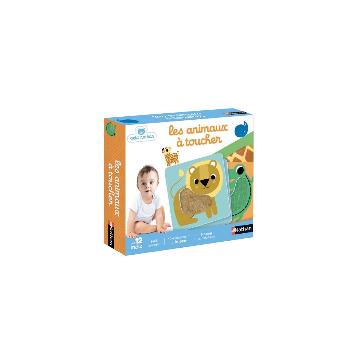 Nathan – Die Tiere Zum Anfassen – Lernspiel Für Babys Mit Multisensorischen Erfahrungen Und Motorikförderung