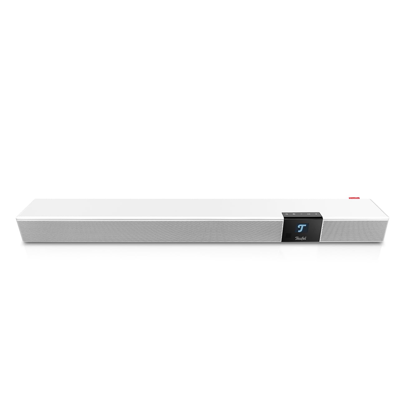 Teufel CINEBAR Dolby Atmos 22-5.1 - Barra de sonido con subwoofer inalámbrico que ahorra espacio, 8 tonos, sistemas de cine en casa, HDMI 3D ARC CEC, 4K Pass-Through, panel táctil – blanco