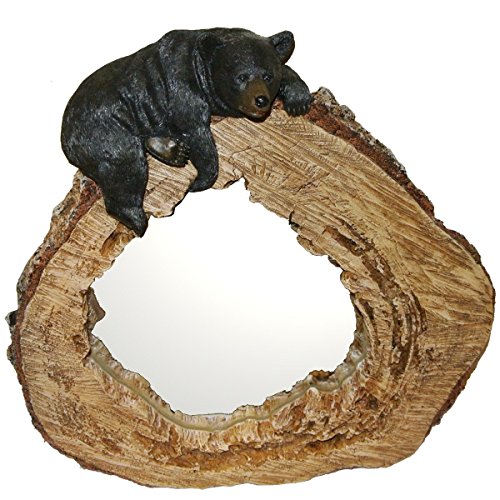 LL Home Bear ON Tree Trunk Mirror