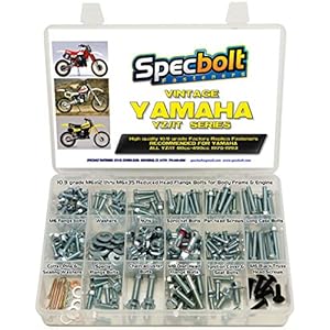 250Pc Specbolt Yamaha Vintage Yz It Bolt Kit 125 175 200 250 400 425 465 490 500 Maintenance Restoration Yz125 It175 It200 Yz250 It250 Mx360 Yz400 It400 It425 Yz465 It465 Yz490 It490 Wr500 Mx Dt Gt Wr 9 51val7s8unl. sl500 . ss300