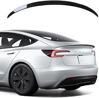 TOPABYTE Spoiler für Tesla Model 3 Highland 2026-2024 (Glänzend Schwarz)