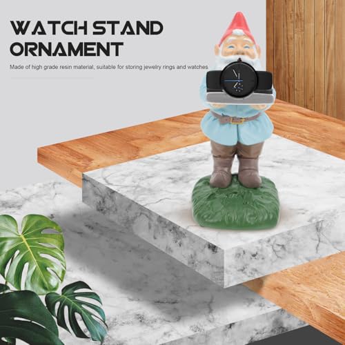 Support pour montres et bijoux contre le désordre : statue nain chic