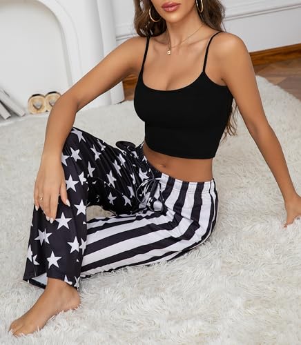 Image of X-Image Women Comfy Casual Pajama Pants with Pockets & Drawstring