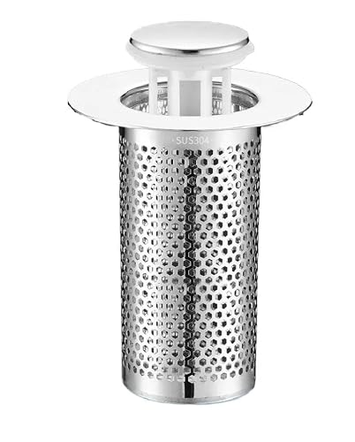 Sink Strainer Waste 3pcs Pop Up Bounce Core Washbasin Drain Stopper