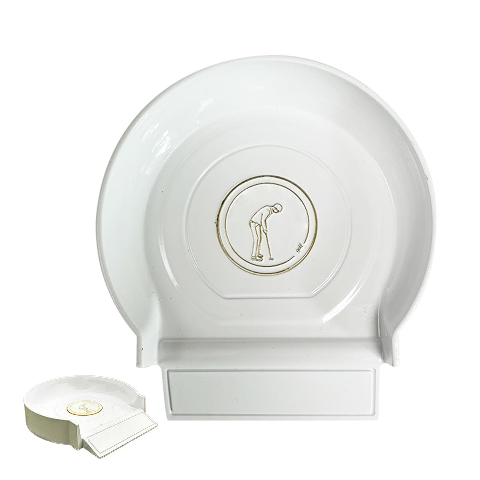 Lochbecher, Putter-Regulierungsbecher aus Aluminiumlegierung, 17 x 15,6 x 3,3 cm, bezauberndes Loch, grüner Trainer, Indoor-Outdoor-Trainingshilfen für Erwachsene, Kinder