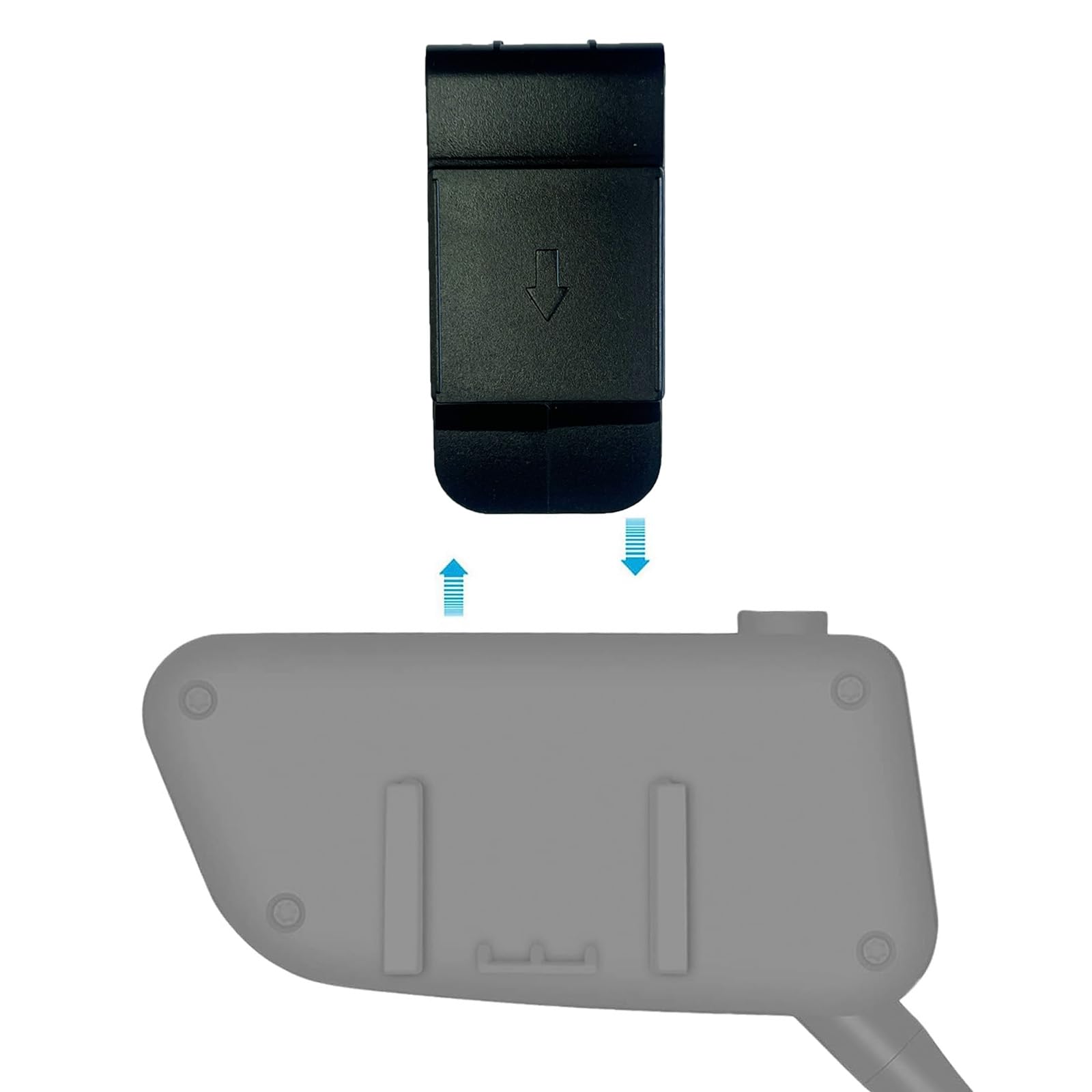 2 clips de cinturón para V4 V6 con USB-C, Q7, Q2, V7, Q8, MS20, accesorios de auriculares de árbitro y soportes de clip para casco de motocicleta