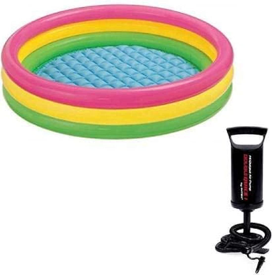 FLIPBOAT Summer Special 3 feet Inflatable Kid Swimming Pool with Air Pump, Bath tub, Water Pool for Kids (Multicolor) (B096BKZ52S) Amazon Price History, Amazon Price Tracker