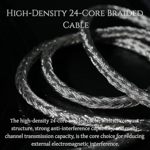 Cable reemplazo IEM 4.4mm balanceado 1.25 m miniatura 4