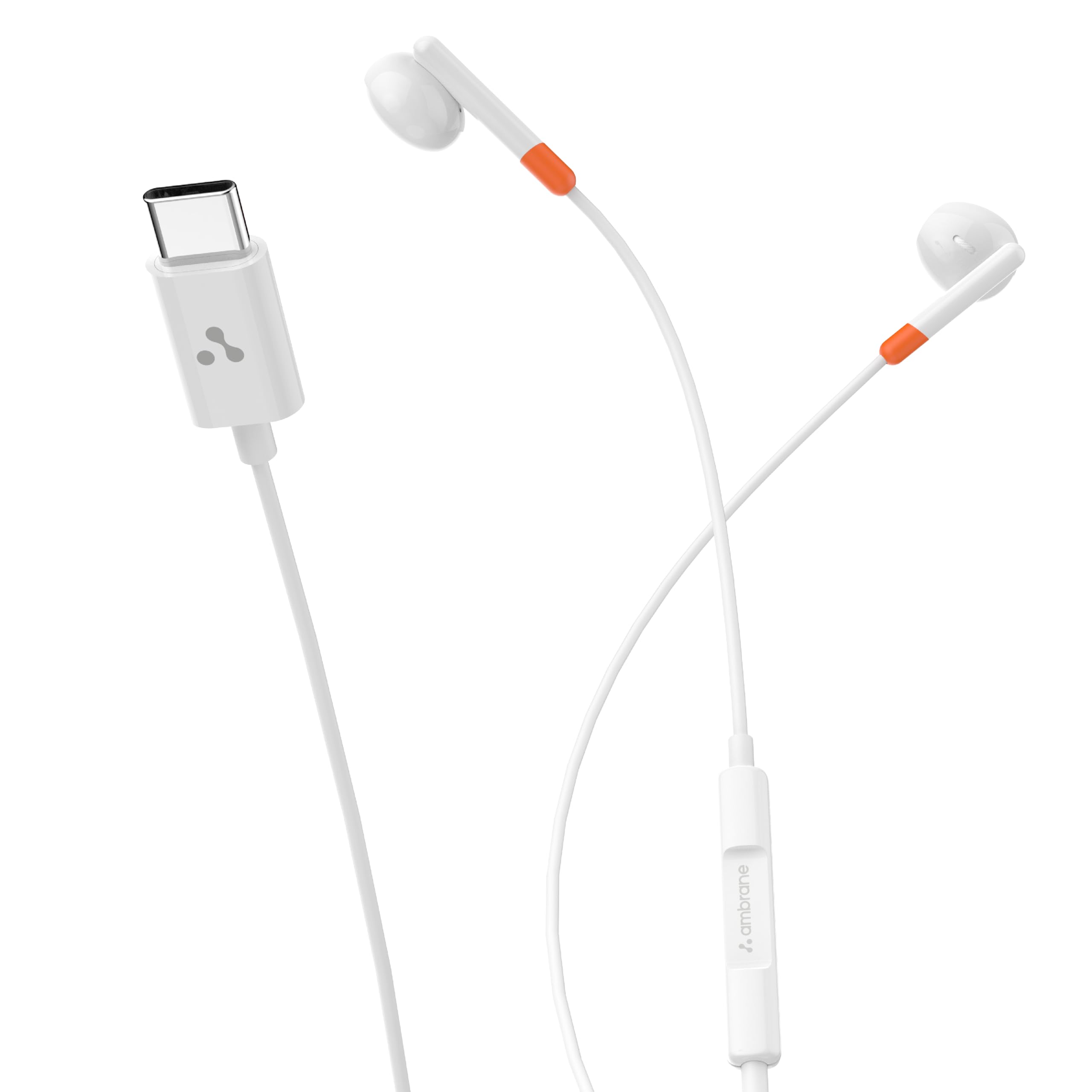 (Refurbished) Ambrane Wired Type C Earphones with in-line Mic for Clear Calling, 1.2M Cable, 14mm Dynamic Drivers for BoostedBass, Multi-Functional Controller for Type C Enabled Mobiles (Stringz 02, White) (B0CPHZQKKX) Amazon Price History, Amazon Price Tracker