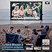 Elite Screens Yard Master 2, 100-INCH Outdoor Indoor Projector Screen Fast Easy Snap On Set-up Freestanding Portable Movie Screen Foldable Front Projection, OMS100H2