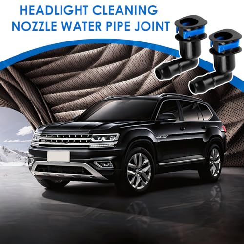 2er Set Frontscheinwerfer-Waschanlage Verbinder1J0955665E – Passend für, A6 A8, Beetle, Fabia, Octavia, Roomster, TTS | Wischwasser Schlauch