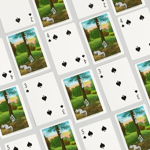 52 Cartas de Póker Olney Illinois Vista Ardillas Blancas miniatura 4