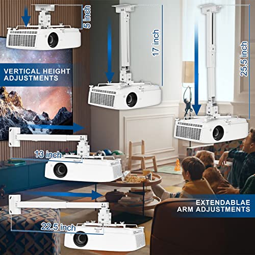 Dawasapat Adjustable Projector Ceiling/Wall Mount thumb #3
