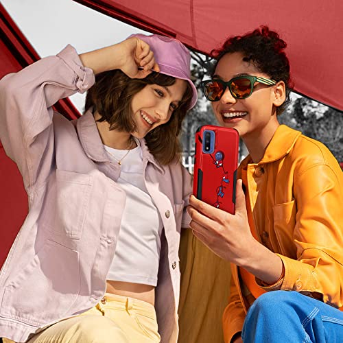 Oqplog For Motorola Moto G Pure/G Power(2022)/G Play(2023) Heavy Duty Phone Case For Girls Kids Women Boys Cute Cartoon Hard Triple Layers Cover Full Body Rugged Protective Cases For G Pure Zhizhu #TOP5