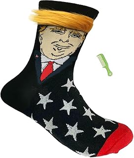 Funny Trump Socks - 2024 Vote Merchandise, Cotton Socks for Men & Women