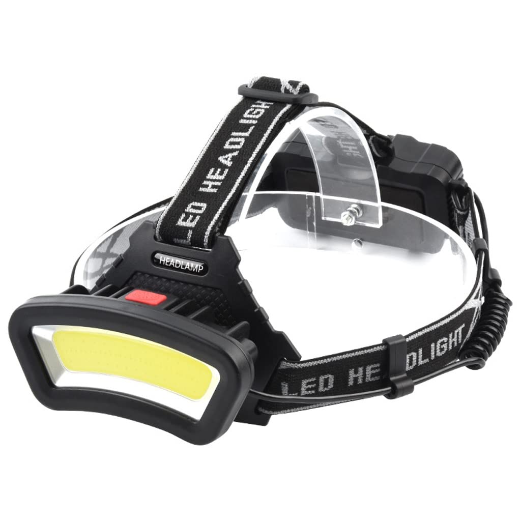OYYMTE USB Rechargeable Led Headlight Head-Mounted Outdoor Super Bright Searchlight Strong Light COB Floodlight
