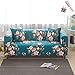 Elastisch Sofa Überwürfe Sofabezug, Morbuy Ecksofa L Form Stretch Antirutsch Armlehnen Blume Sofahusse Sofa Abdeckung Hussen für Sofa Couchbezug Sesselbezug (3 Sitzer,Üppig)