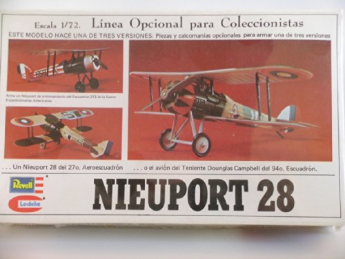 Maquette plastique Revell Lodela du chasseur Nieuport 28 WW I vintage