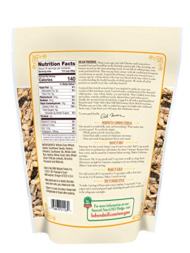 Bob's Red Mill Resealable Old Country Style Muesli Cereal, 40 Ounce (Pack of 4) - image 3