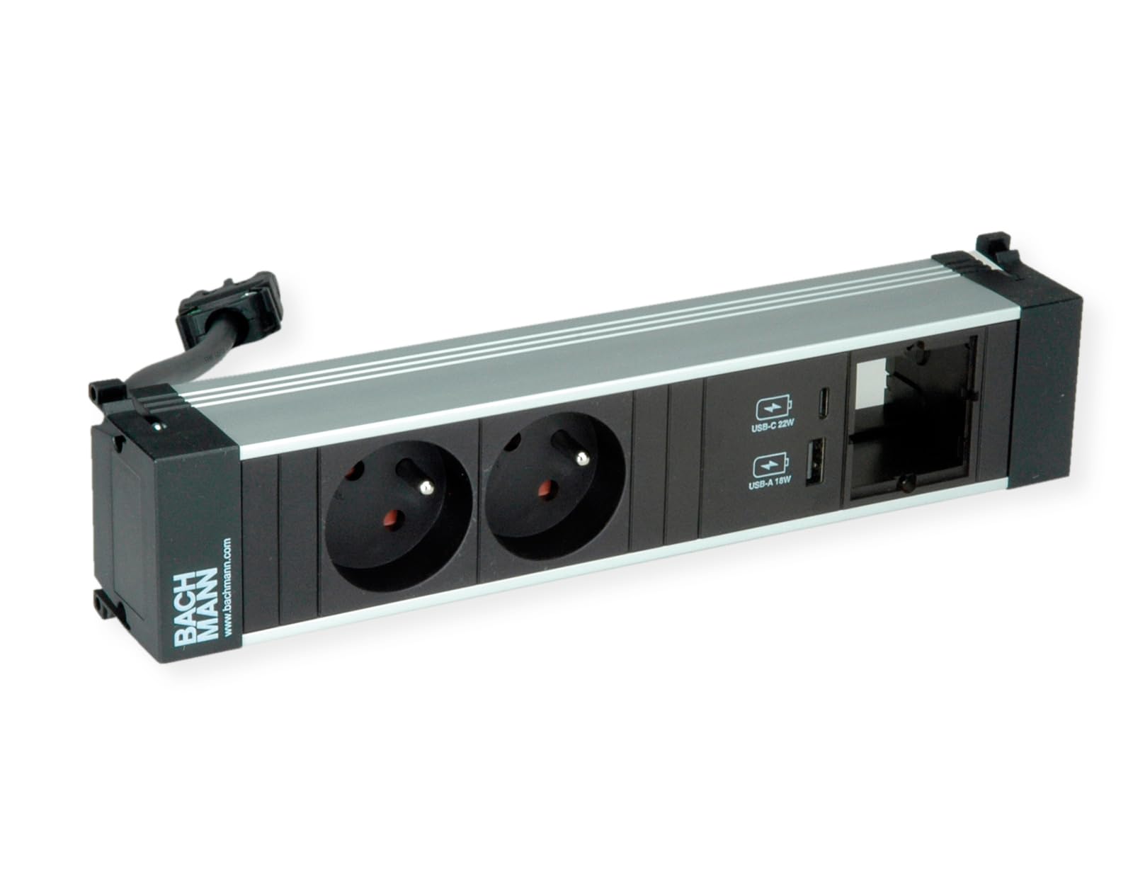 BACHMANN Power Frame M 2xUTE 1xCM 1xUSB A/C 22W 0.2m GST18