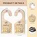 Hatzelou 8Pcs Winnie Baby Closet Dividers, Winnie Baby Clothes Dividers for Closet, Newborn Baby Stuff for Baby Boys Girls, Wooden Double-Sided Baby Hanger Organizer from Newborn to Toddler