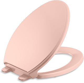 Kohler K-4733-V10 Glenbury Quiet Close Toilet Seat, Elongated, Peachblow