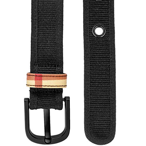 Sportmusies Casual Canvas Belts for Men and Women, Adjustable Webbing Waist Belt3