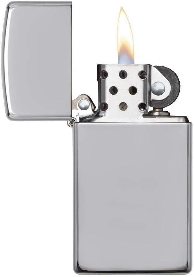 Zippo Slim High Polish Chrome Pocket Lighter