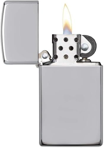 Zippo Briquet tempête – Design Fin en Chrome hautement Poli, Modèle de Base – Rechargeable – Réutilisable – Design Coupe-Vent – Boîte Cadeau – Fabriqué aux États-Unis - 3