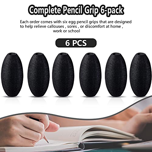 image for Zonon Writing Aid Trainer for Kids Adults Foam Egg Grips Pen Cushioned