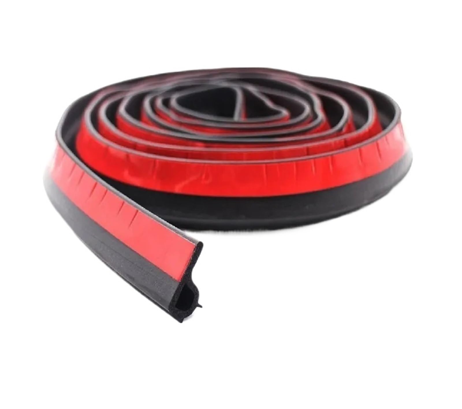 Gchgfjfd Black 1Pc 3Meters Pickup Weather Stripping Rubber Adhesive Tailgate Seal Kit Car Door Sealing Strip Universal Car Exterior Accessories