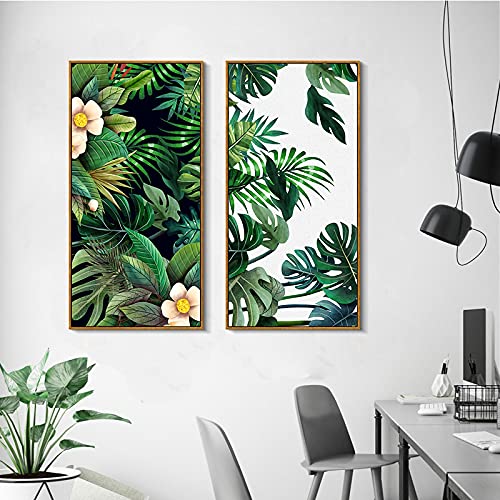 Toile jungle moderne 70x140cm : affiche paysage du monde sans cadre