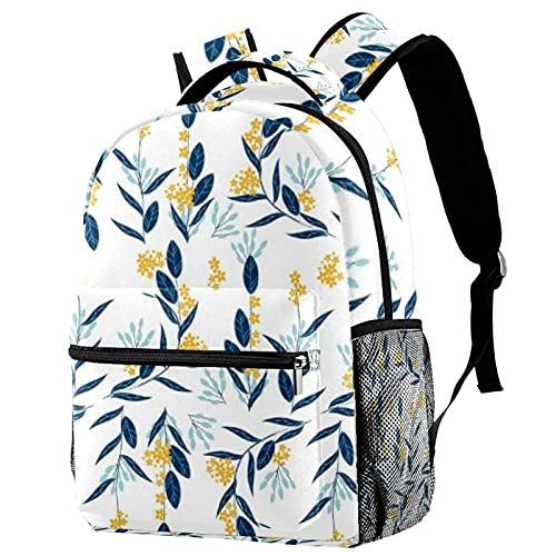 Sac à dos texturé à fleurs roses multicolore pour étudiant et adolescent avec poches