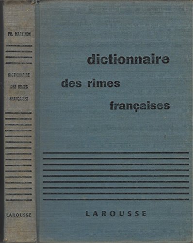 Dictionnaire des rimes françaises