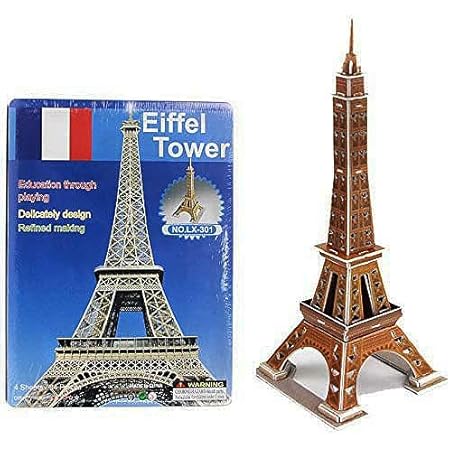 Buy Ak Toys Jigsaw 3d Puzzle Toy Diy Lx 301 Eiffel Tower Online At Low Prices In India Amazon In