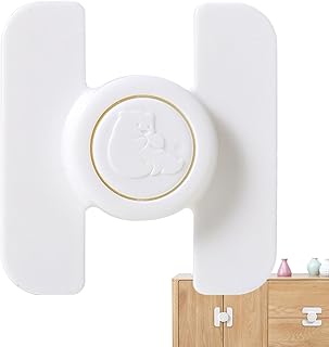 冷蔵庫ロック - 調節可能なドア キャッチ ストラップ、家電製品の安全ファスナー、ドリル不要の保護拘束、開閉防止家庭用セキュリティ システム |冷凍庫食器棚収納ユニットの子育て支援