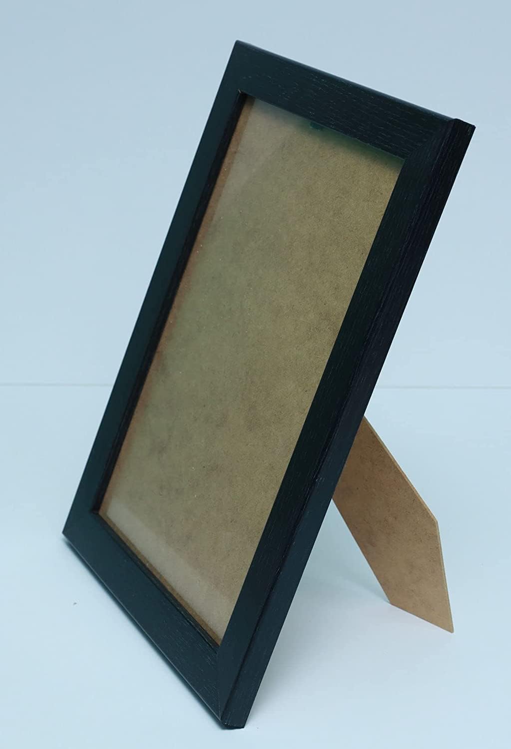 11x8.5 inches, Black Wooden Effect Photo Frame, Poster Size Picture Frame for Wall Mount/Freestanding.