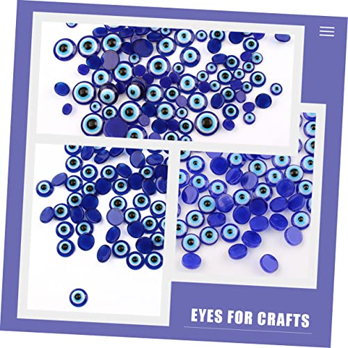 Perles œil bleu rondes pour finitions soignées de bijoux de créateurs