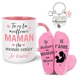 Bingtoo Cadeau Fete des Meres, Ensemble Mug Céramique 330ml,...