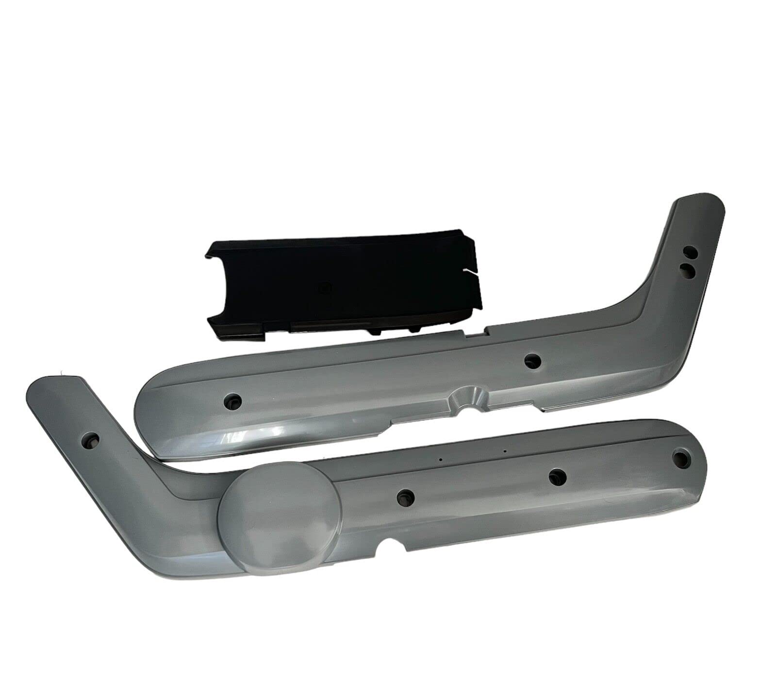 Coppia Fianchetti Bandine Plastiche Laterali e Pedana per Ciclomotore Ciao C7 Sc R Senza Variatore